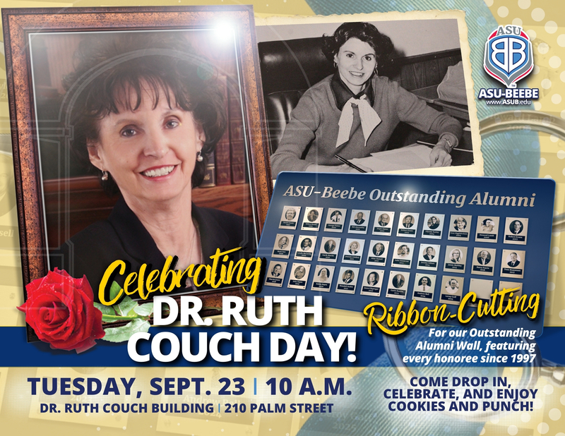 ASU-Beebe to Celebrate Dr. Ruth Couch Day Sept. 23