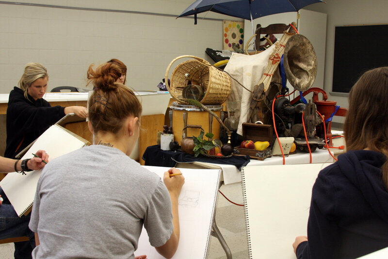 Art Gallery Reception and Student Exhibit During November